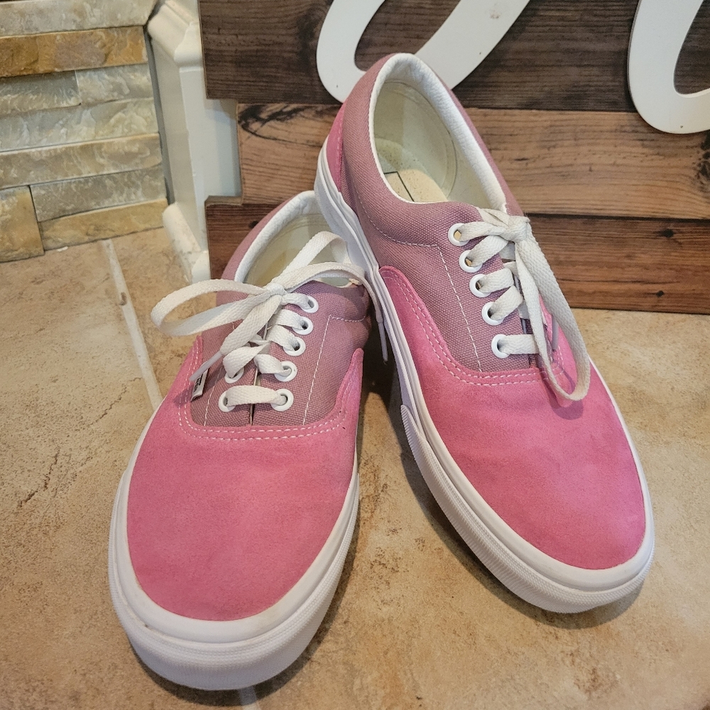 Vans UA ERA Retro Sport Pink Suede Shoes Women's S